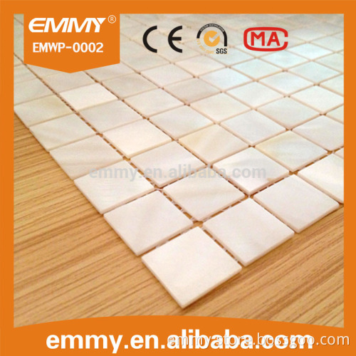 white square mother of pearl shell mosaic with high quality